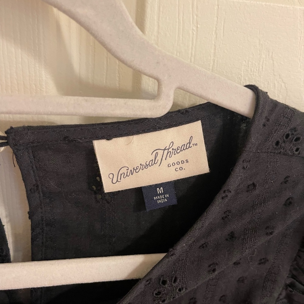 Target Black Ruffle Blouse - Picture 3 of 4